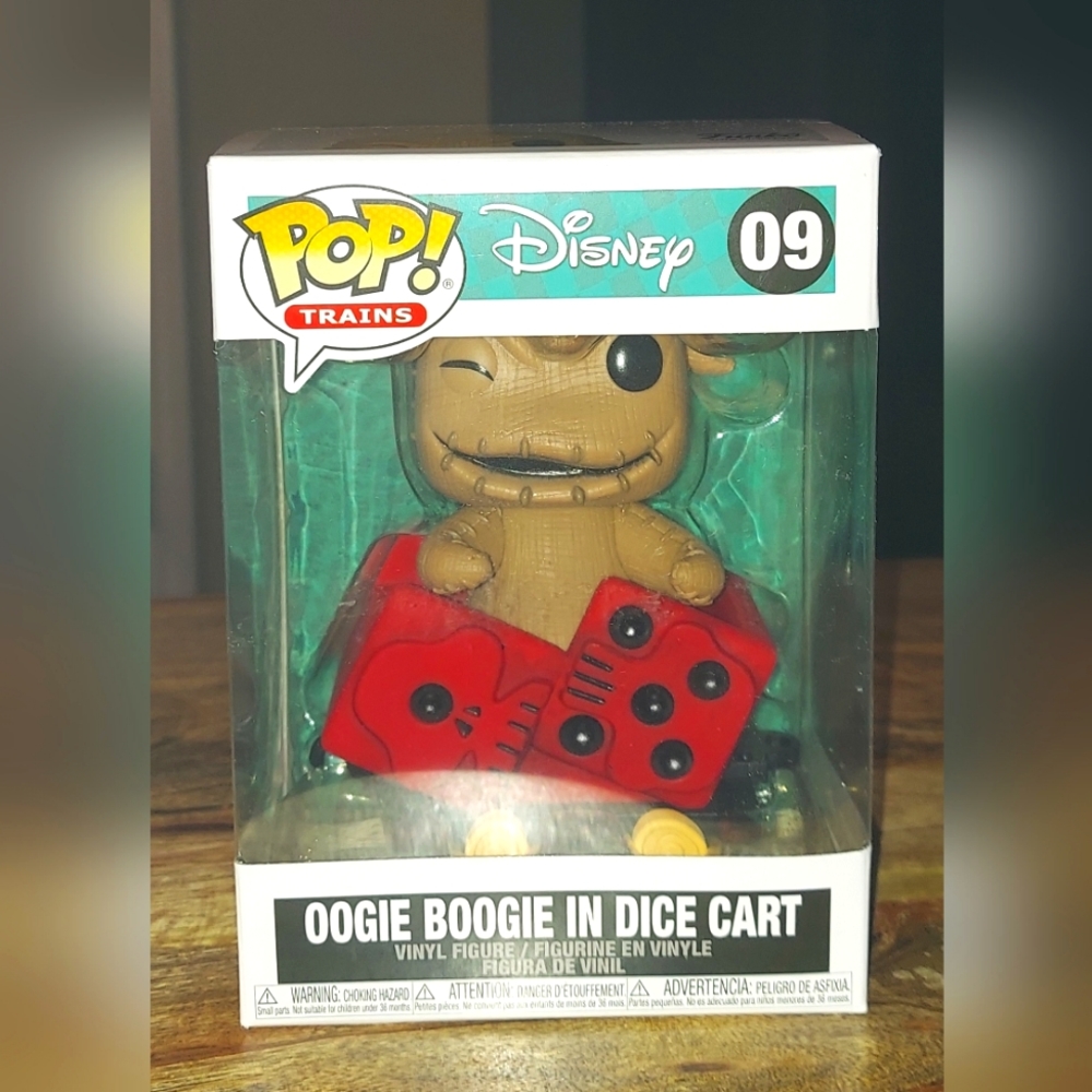 Oogie Boogie in dice cart Funko Pop